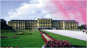 摄影机的影像感测器滤光器已被阳光损坏时拍摄到的影像